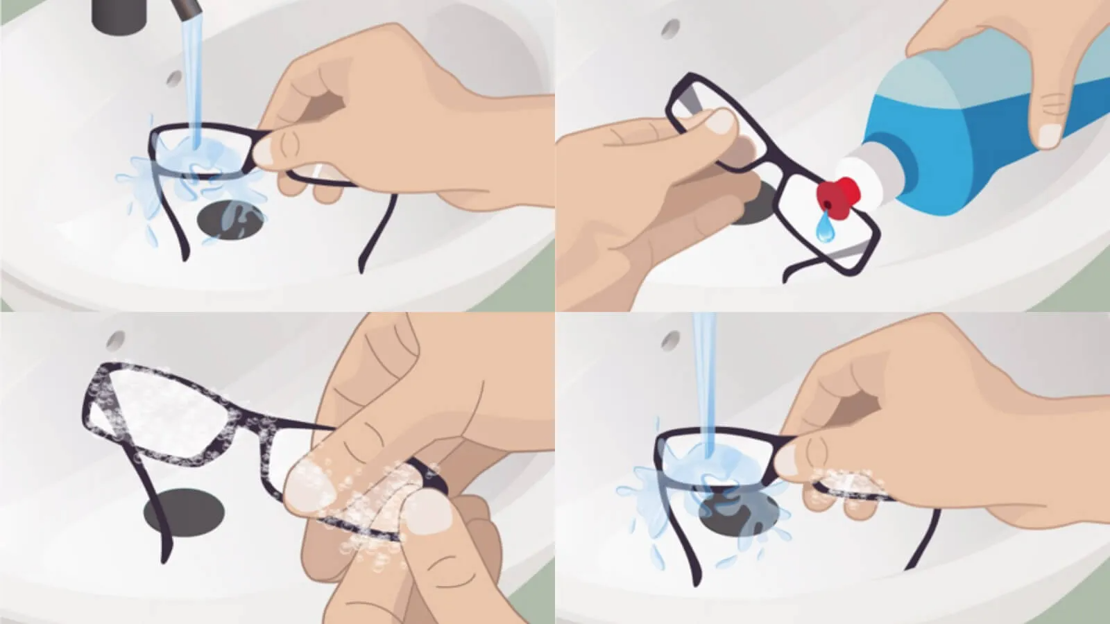 How to clean your glasses